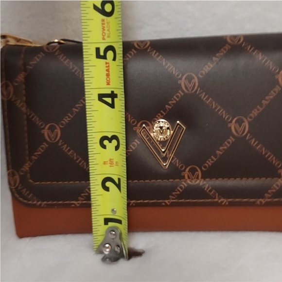 Valentino Orlandi Brown and Gold Crossbody Bag - Picture 4 of 10
